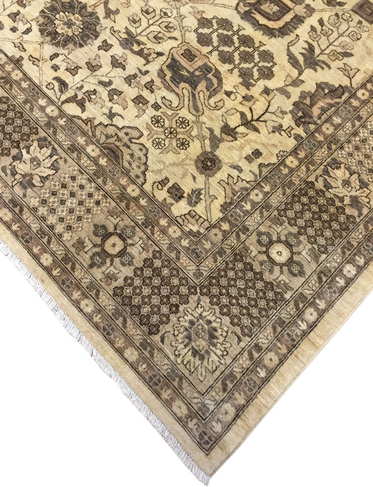 Peshawar Shams Beige/Beige Rug, 8'11x11'9