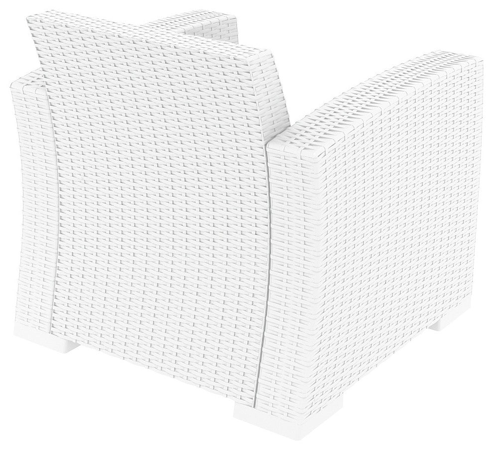 Compamia Monaco Patio Club Chair, White