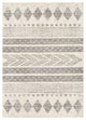 Surya Pisa PSS-2306 7'10"x10' Rug, Medium Gray/Light Gray/Ivory