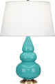 Robert Abbey RA-252X 1-Light Accent Lamp, Small Triple Gourd