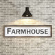 Vintage Farmhouse Sign Stencil, Rustic Decor, Small