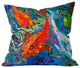 Elizabeth St Hilaire Nelson Koi Outdoor Throw Pillow