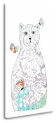 "Lace Cat" By Sarah Ogren, Giclee Print on Gallery Wrap Canvas, Ready to Hang