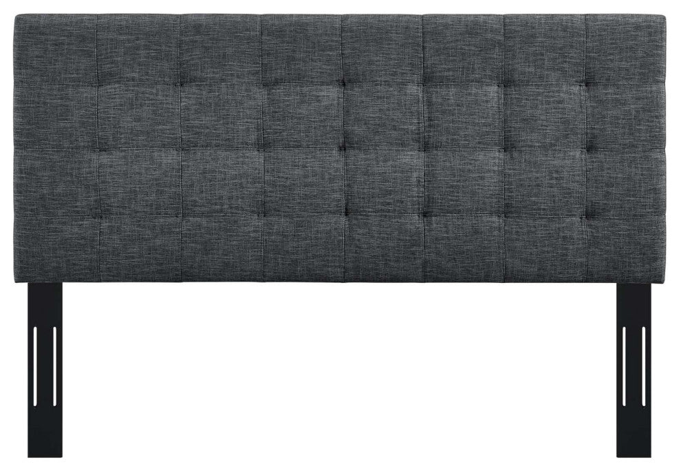 Paisley Tufted Full / Queen Upholstered Linen Fabric Headboard by Modway