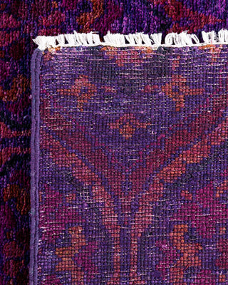 Overdyed, One-of-a-Kind Hand-Knotted Area Rug Purple, 3'10"x5'10"