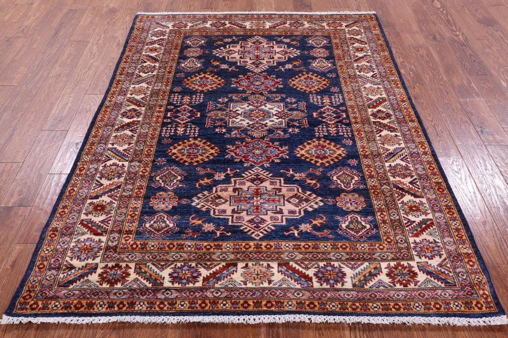 Super Kazak Handmade Wool Rug 5' 2" X 6' 10" - Q12846