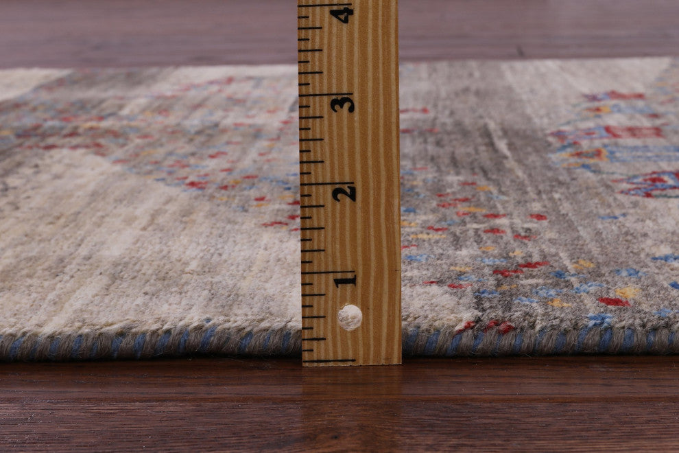 2' 9" X 3' 10" Hand-Knotted Persian Gabbeh Tribal Wool Rug - Q12653