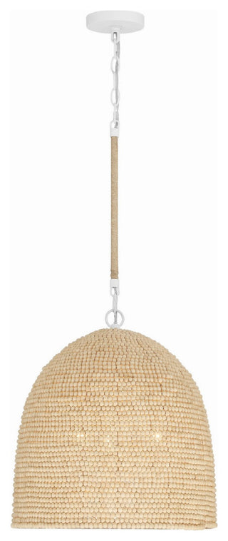 Jasper 3-Light Pendant, Matte White