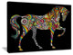 "Horse and Rainbow" Animal Digital Canvas Print, 20"x12"