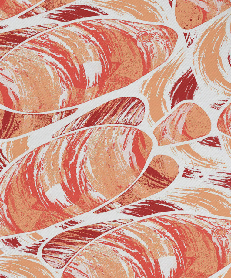 Fishwich, Animal Print Napkin, Coral, Set of 4