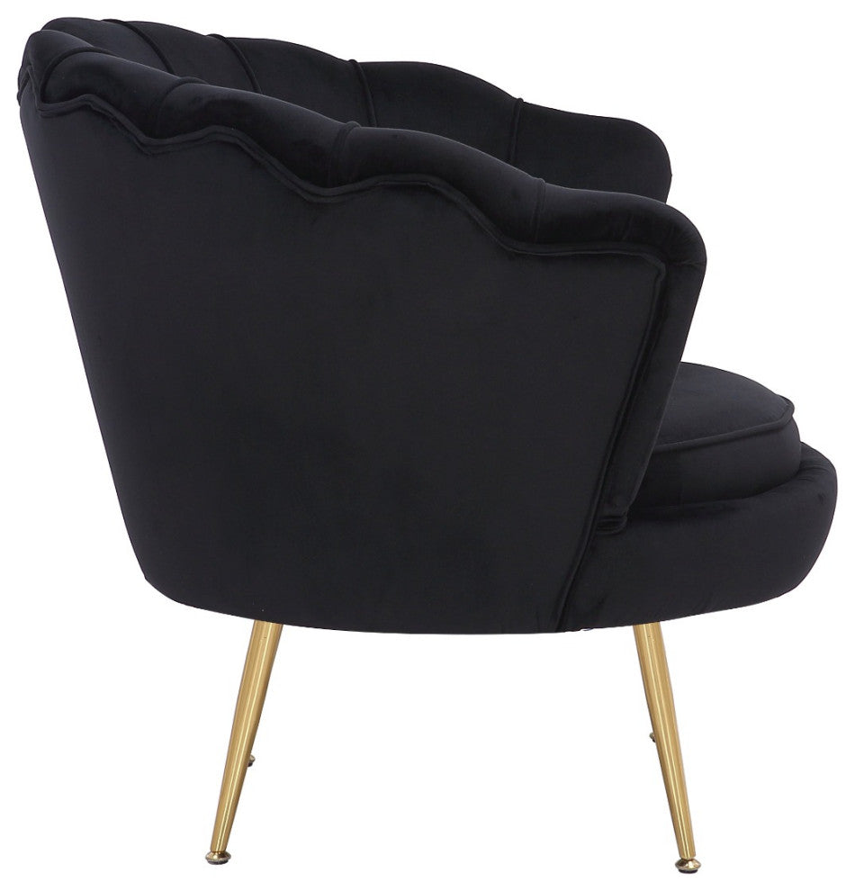 Queen Lounge Chair, Black