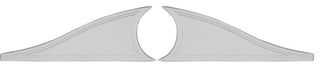 12 3/8"W x 4 3/8"H x 1/4"P Kepler Onlay