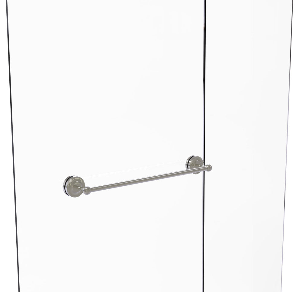 Prestige Regal 24" Shower Door Towel Bar, Satin Nickel