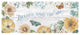 "Butterfly Bloom V on Wood Gray" Print by Daphne Brissonnet, 77"x32"