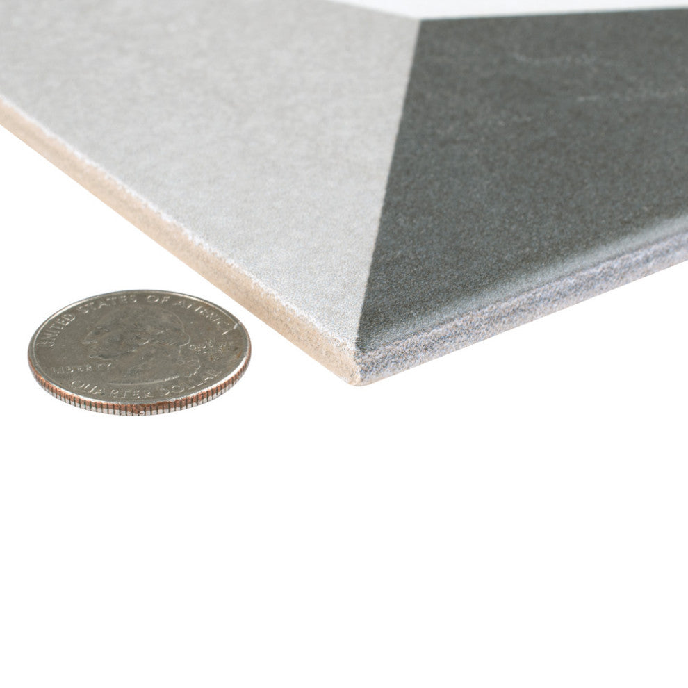 Twenties Ceramic Floor and Wall Tile, Diamond