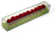 Preserved Roses in Rectangular Glass Box, Burgundy