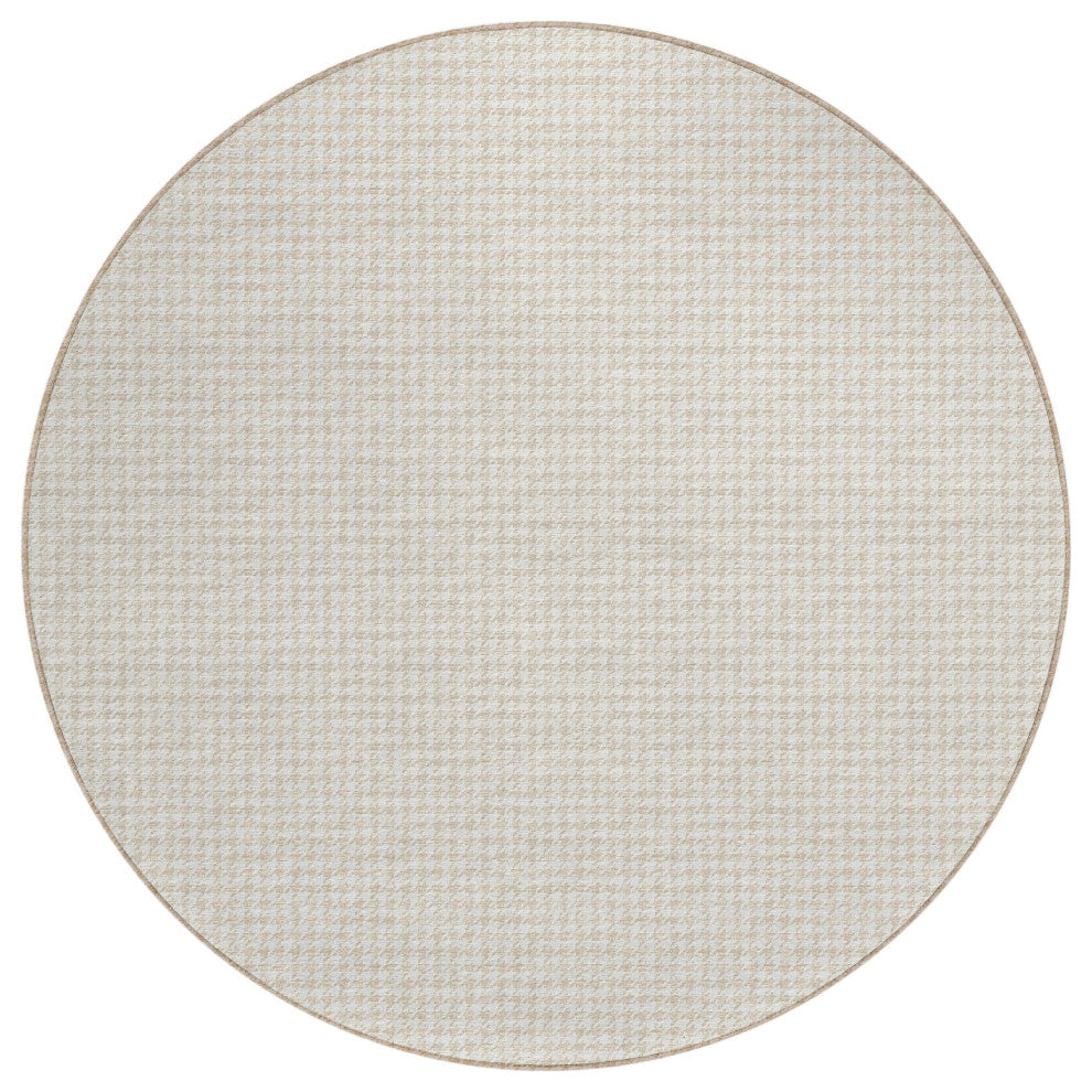 Indoor/Outdoor Hinton HN1 Linen Machine Washable 10' x 10' Rug