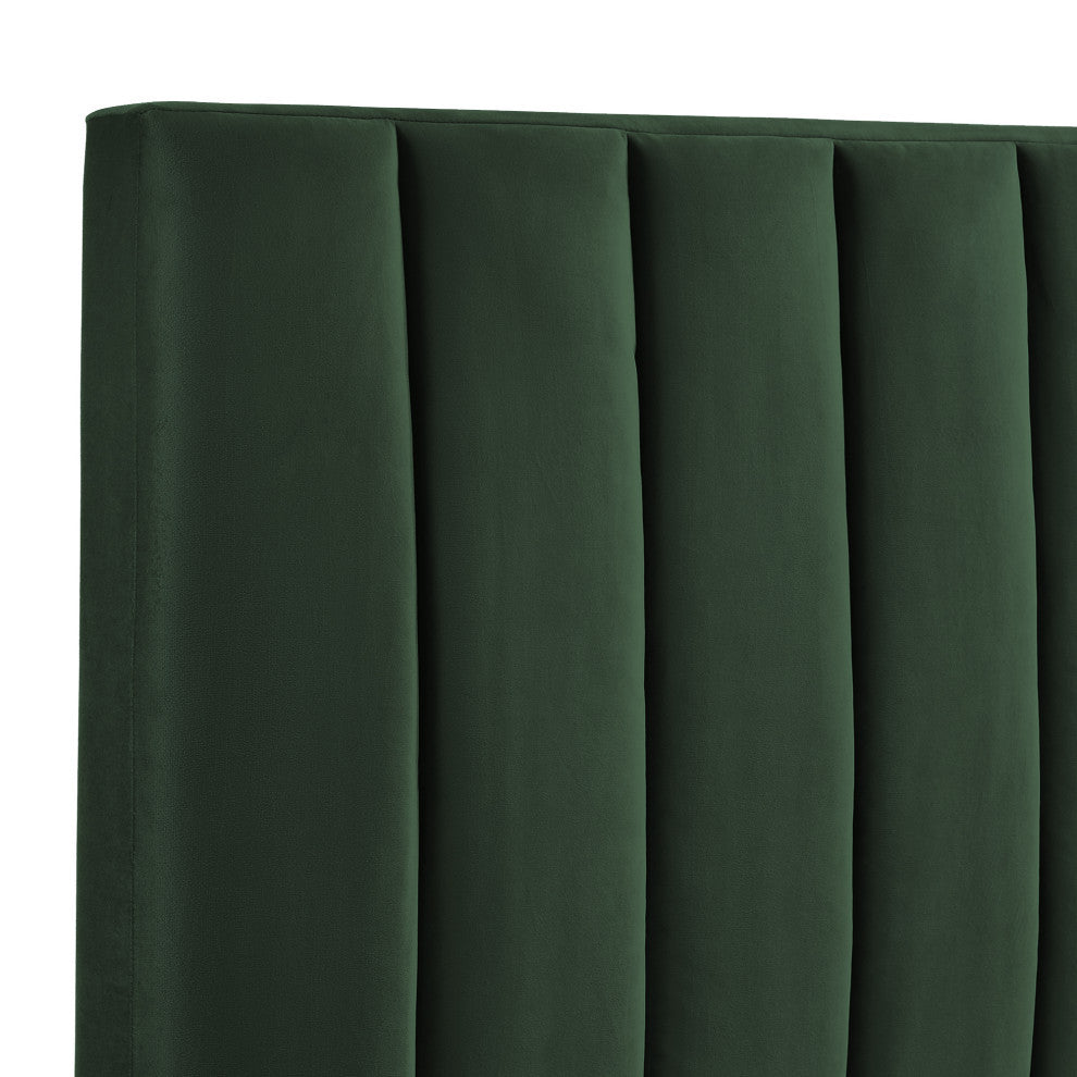 Coyote Queen Bed WithCarroll Emerald WithTwo End Table, 3A Packing