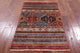 Super Kazak Khorjin Hand Knotted Wool Rug 2' 7" X 4' 0" Q11034