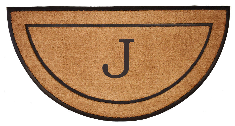 Calloway Mills The General Monogram Doormat, Letter J