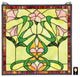 Nouveau Lily Stained Glass Window