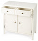 Imperial White Console Cabinet