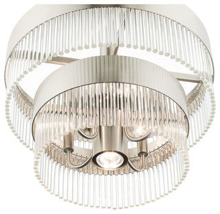 Livex Lighting Norwich 5 Light Brushed Nickel Chandelier
