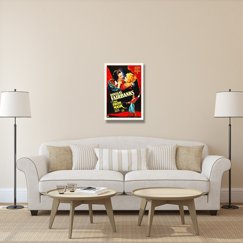 "The Iron Mask" Stretched Canvas Giclee by Hollywood Photo Archive, 24x36"