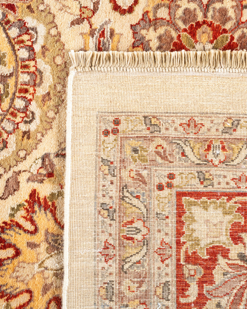 Bokaro, One-of-a-Kind Hand-Knotted Area Rug Ivory, 9'1"x12'4"