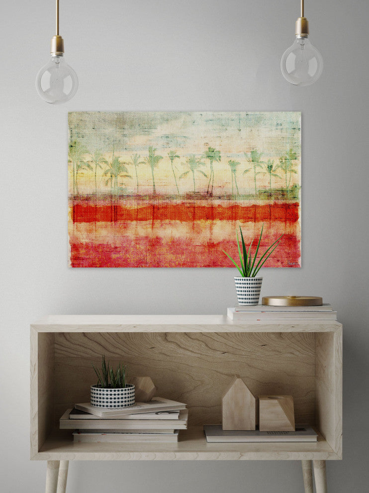 "Palm Beach" Fine Art Canvas Print, 18"x12"