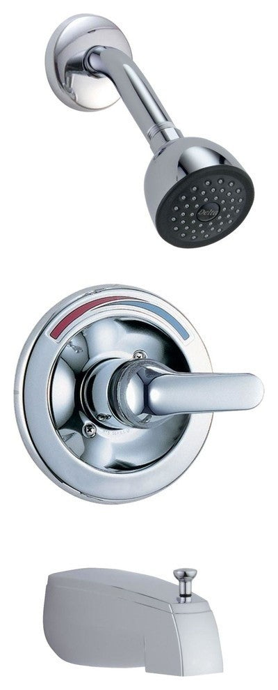 Delta HDF Monitor 13 Series Tub and Shower Trim, Chrome, T13491
