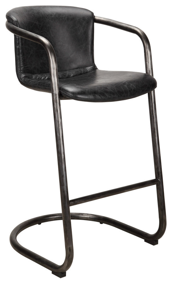 Industrial Freeman Barstool Antique Black - M2 - Black