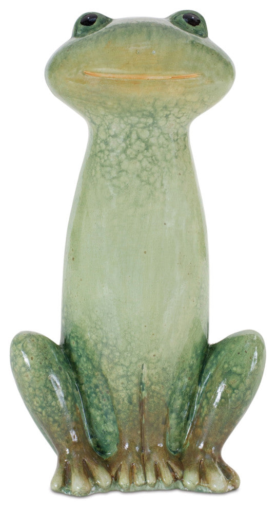Garden Frog Figurine, Set of 2