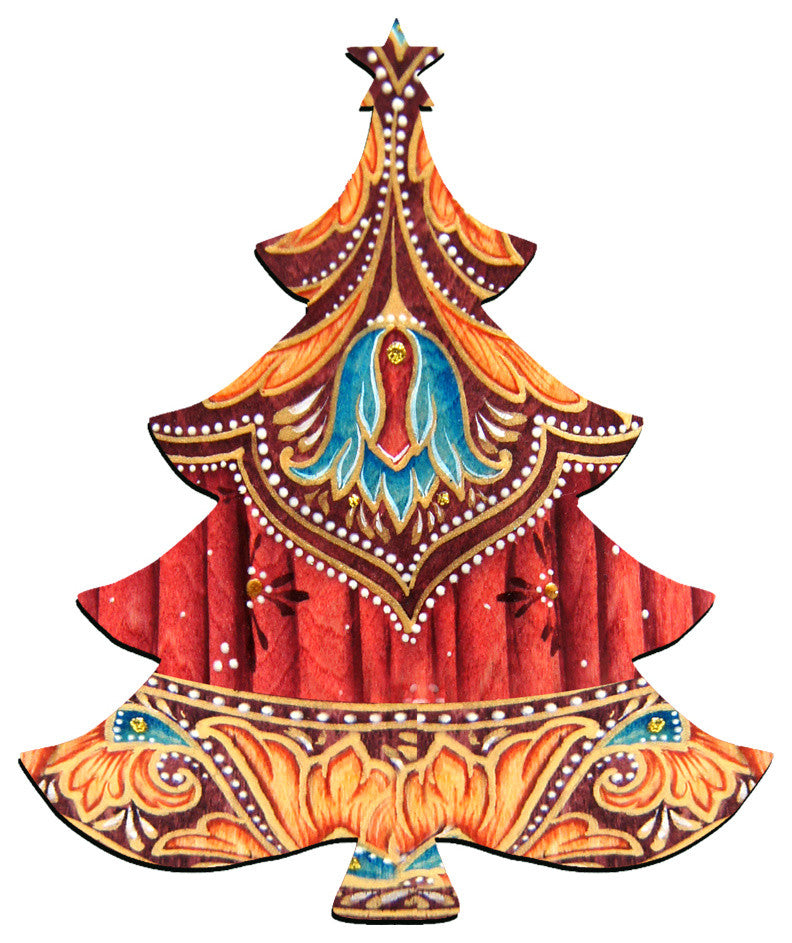 Colorful Christmas-Tree-Ornaments, Set of 3