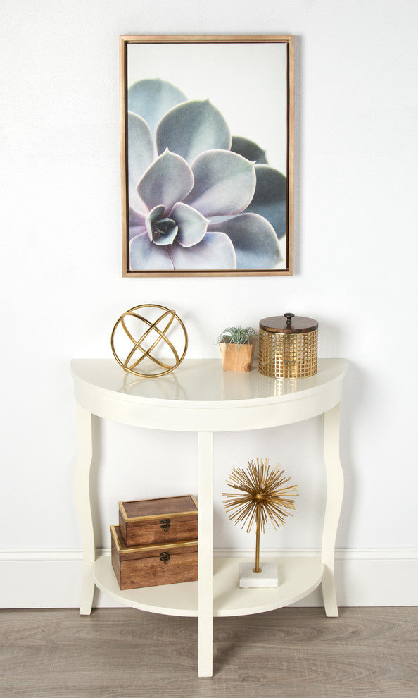 Sylvie Succulent, Gold Framed Canvas Wall Art by F2 Images