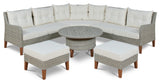 6-Piece Sectional Set With Ottoman