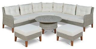 6-Piece Sectional Set With Ottoman
