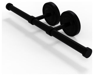 Prestige Regal Double Roll Toilet Tissue Holder, Matte Black