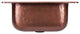 Angelico Copper 15" Single Bowl Drop-In Kitchen Sink