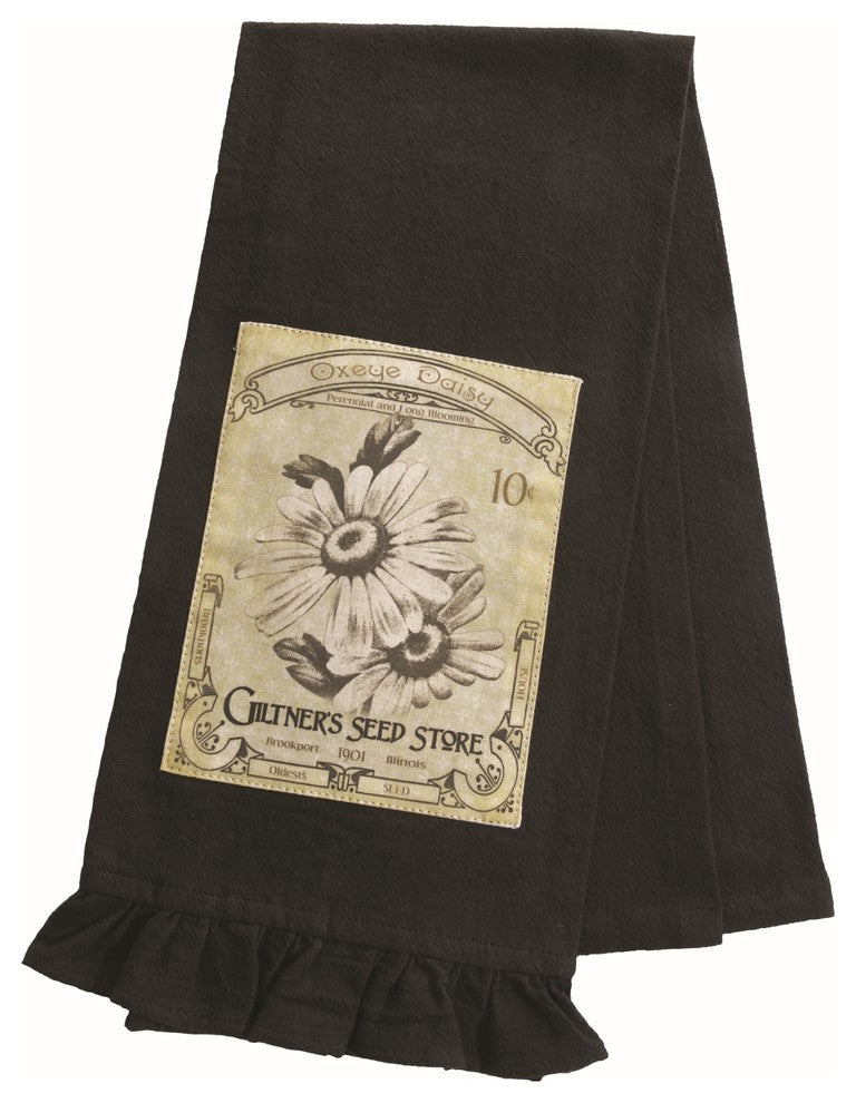 Vintage Garden 18x26 Tea Towel