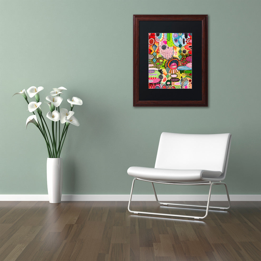 Hello Angel 'Fly With Me' Art, Wood Frame, Black Mat, 20x16