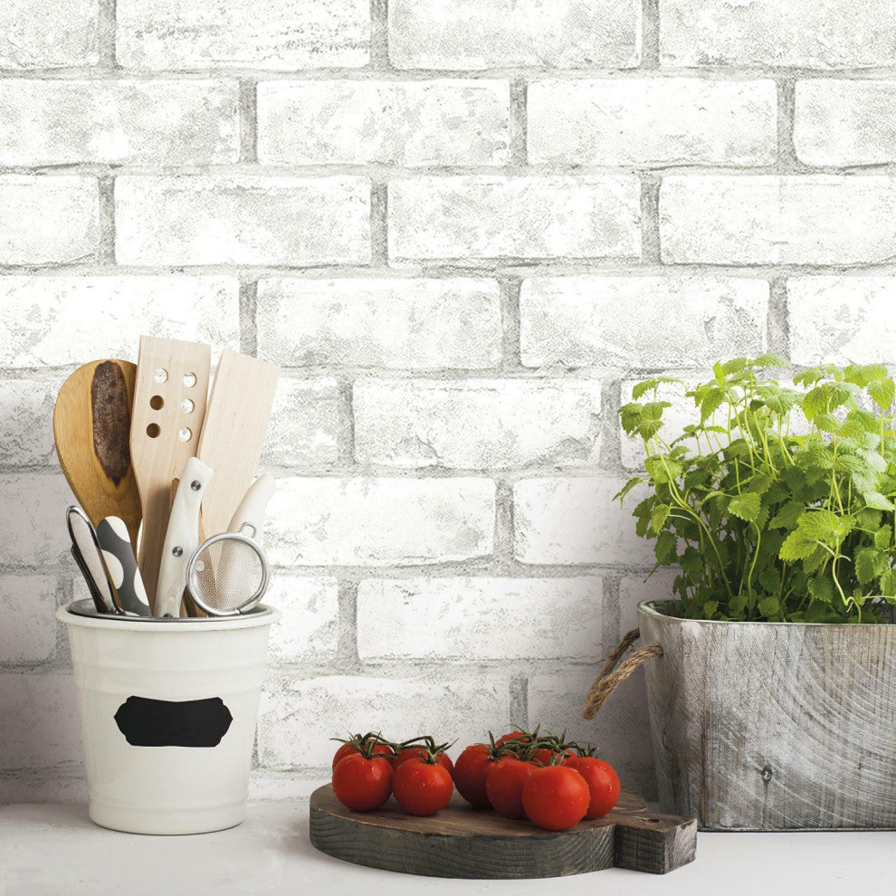 Brick Peel & Stick Wallpaper