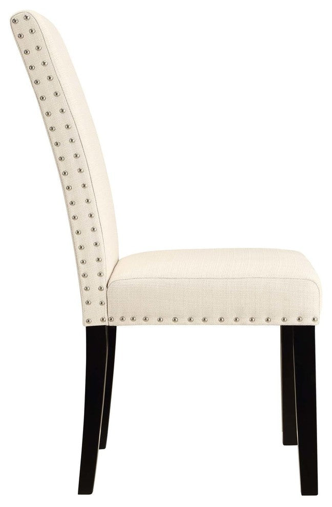 Parcel Dining Side Chair Fabric Set of 4, Beige