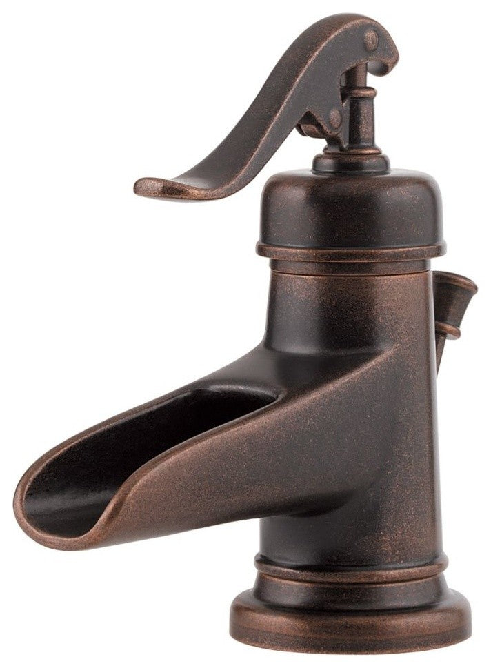 Freud Copper 19" Oval Undermount Bath Sink with Ashfield Faucet Kit