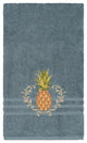 Linum Home Textiles Welcome Embellished, Teal, Bath Towel, Single