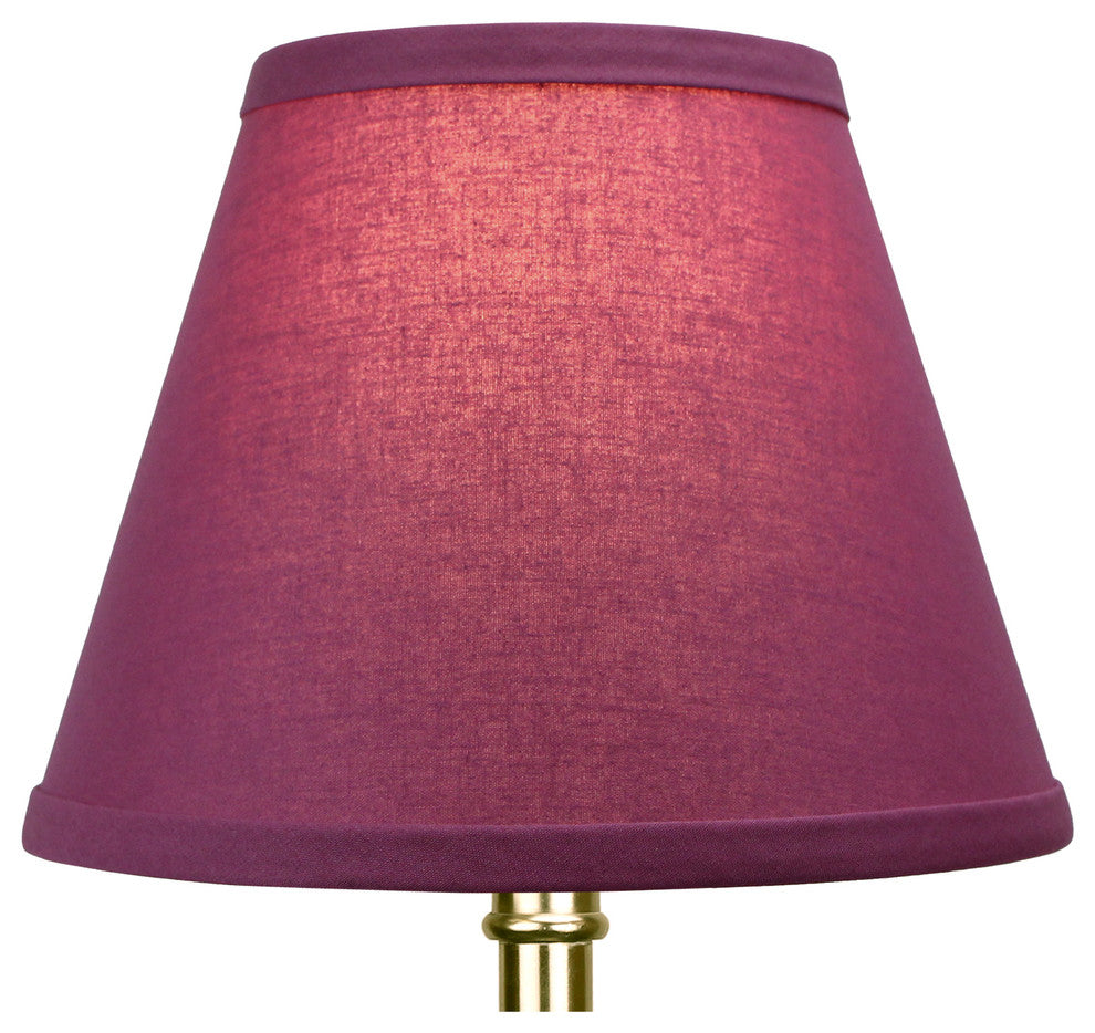 Fenchel Shades, 5"x9"x7" Bulb Clip Attachment Empire Lamp Shade, Linen