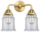 Innovations 288-2W-SG-G182-LED Canton 2 Light Bath Vanity Light, Satin Gold