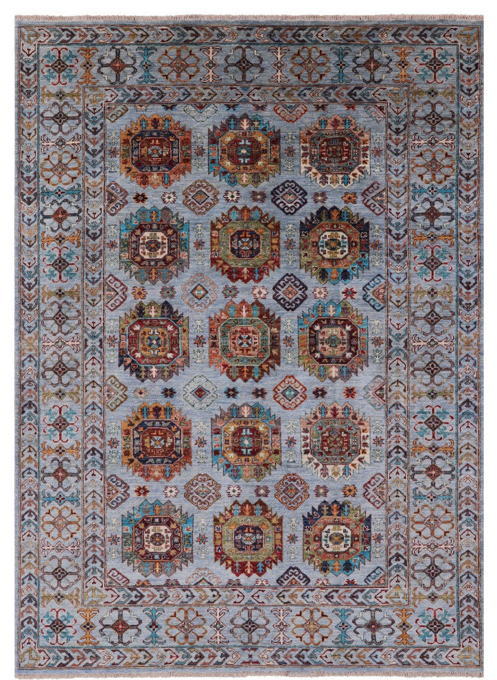 Fine Turkmen Ersari Handmade Rug 5' 8" X 8' 1" Q10575