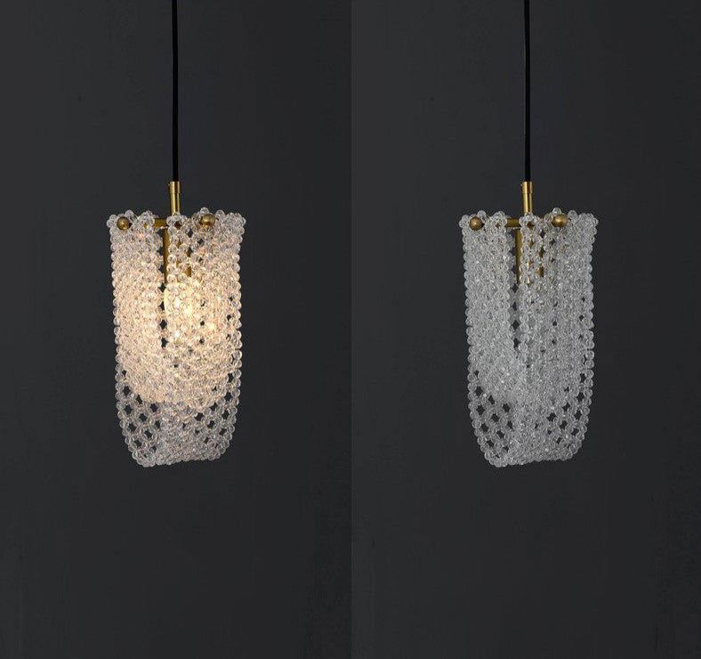 MIRODEMIÂ® Rialto | Luminous Crystal Pendant Light for Kitchen