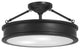 Minka-Lavery 4177-66A, 3-Light Semi Flush Mount, Harbour Point, Coal
